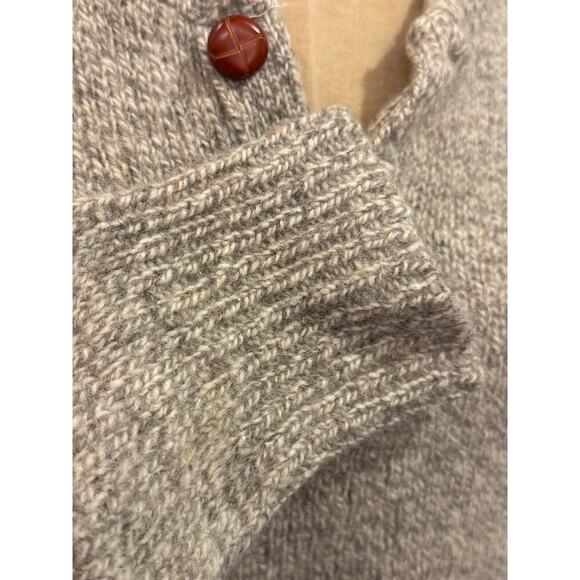 Vintage Environmental Clothing Co Wool Gray Sweater size L md in usa - Picture 7 of 8